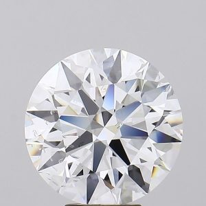 6.73 Carat Round Cut Lab Diamond