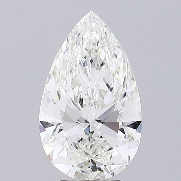 5.55 Carat Pear Cut Lab Diamond
