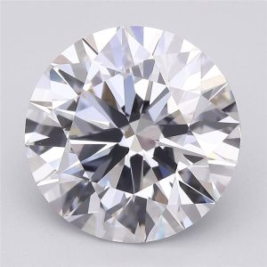 4.08 Carat Round Cut Lab Diamond