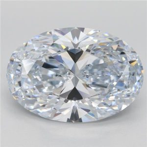 6.01 Carat Oval Cut Lab Diamond