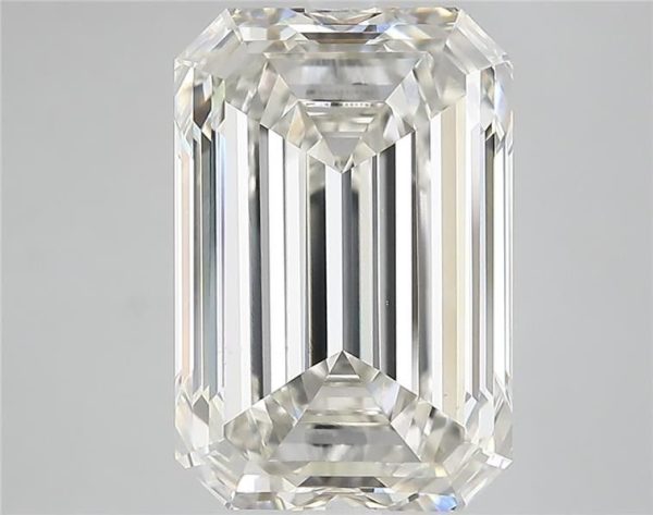 7.90 Carat Emerald Cut Lab Diamond
