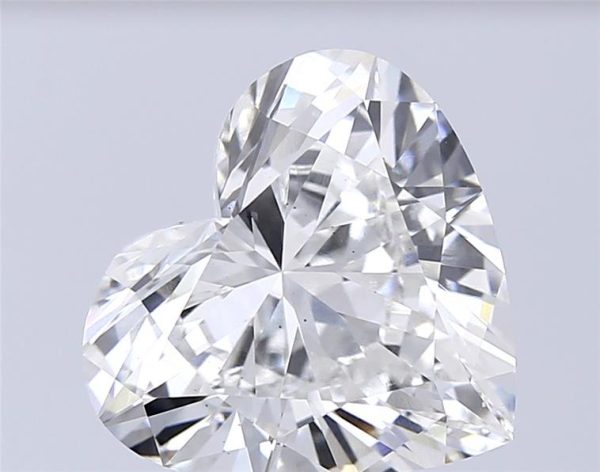 5.24 Carat Heart Cut Lab Diamond