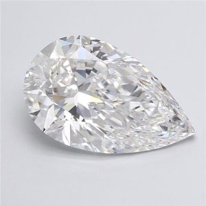 6.99 Carat Pear Cut Lab Diamond
