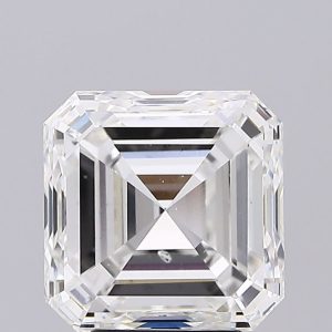 5.01 Carat Asscher Cut Lab Diamond