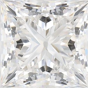 5.67 Carat Princess Cut Lab Diamond