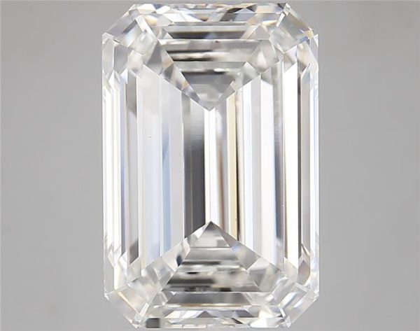 7.67 Carat Emerald Cut Lab Diamond