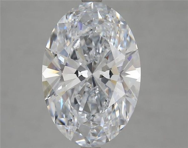 5.51 Carat Oval Cut Lab Diamond