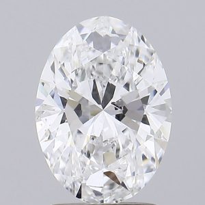 1.74 Carat Oval Cut Lab Diamond