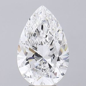 7.01 Carat Pear Cut Lab Diamond