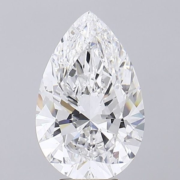7.01 Carat Pear Cut Lab Diamond