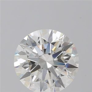 6.03 Carat Round Cut Lab Diamond