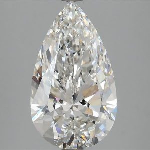 3.89 Carat Pear Cut Lab Diamond