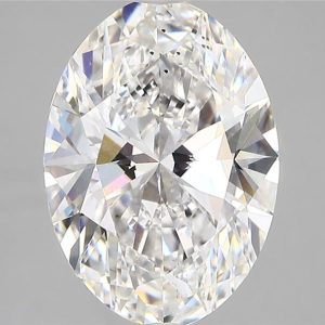 3.50 Carat Oval Cut Lab Diamond