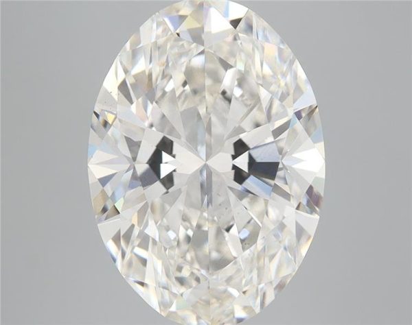 6.33 Carat Oval Cut Lab Diamond