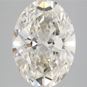3.75 Carat Oval Cut Lab Diamond