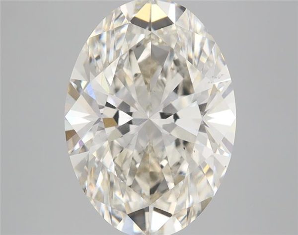 3.75 Carat Oval Cut Lab Diamond