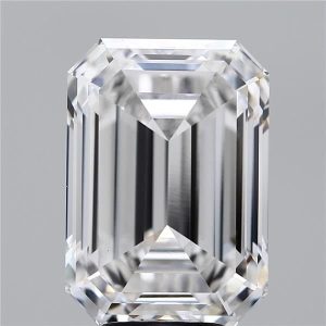 7.63 Carat Emerald Cut Lab Diamond