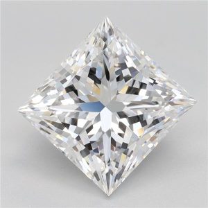 3.42 Carat Princess Cut Lab Diamond
