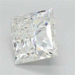 5.90 Carat Princess Cut Lab Diamond
