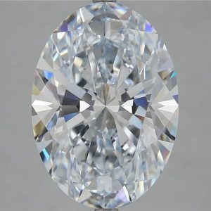 7.52 Carat Oval Cut Lab Diamond