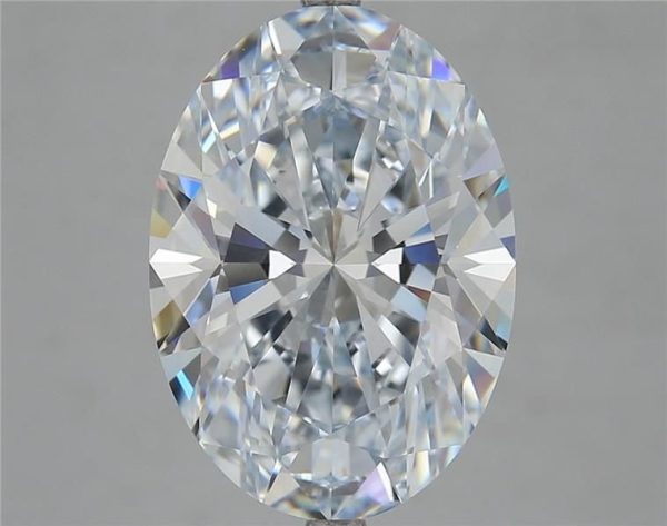 7.52 Carat Oval Cut Lab Diamond