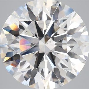 6.71 Carat Round Cut Lab Diamond
