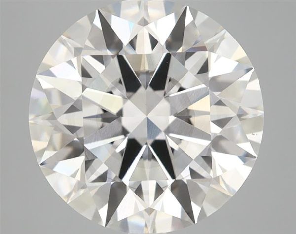 5.26 Carat Round Cut Lab Diamond