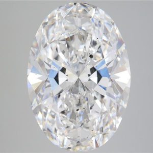7.35 Carat Oval Cut Lab Diamond