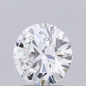 2.11 Carat Round Cut Lab Diamond