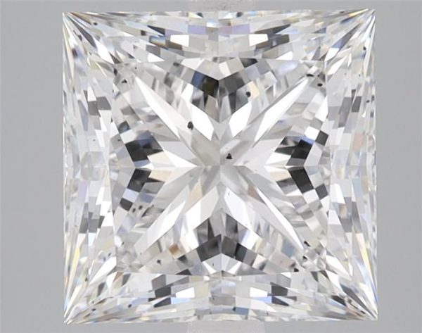 4.32 Carat Princess Cut Lab Diamond