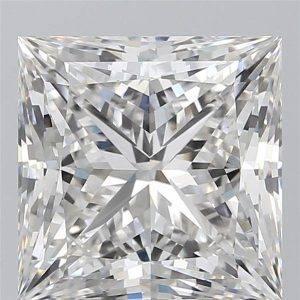 7.56 Carat Princess Cut Lab Diamond