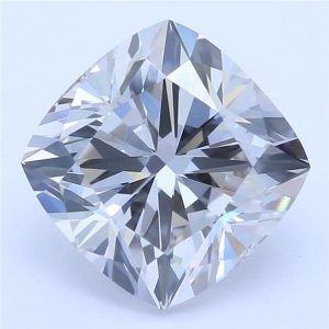 1.71 Carat Cushion Cut Lab Diamond