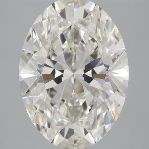 3.44 Carat Oval Cut Lab Diamond