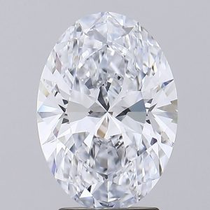 2.77 Carat Oval Cut Lab Diamond