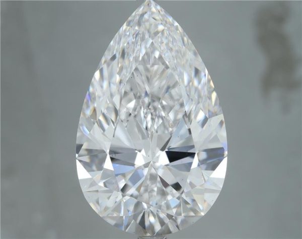 7.04 Carat Pear Cut Lab Diamond
