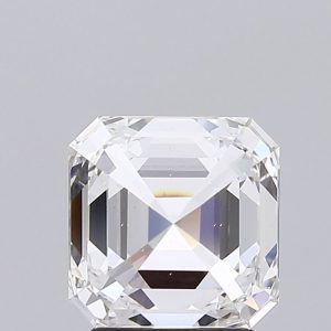 2.34 Carat Asscher Cut Lab Diamond