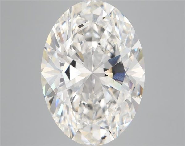 7.58 Carat Oval Cut Lab Diamond