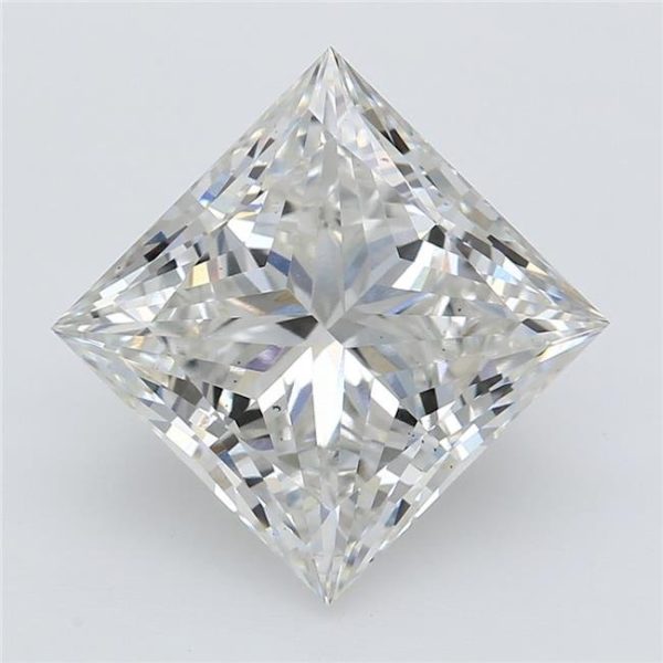 3.51 Carat Princess Cut Lab Diamond