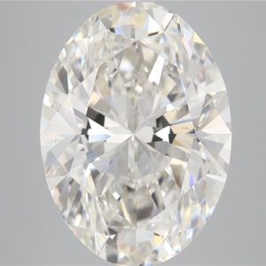 7.75 Carat Oval Cut Lab Diamond