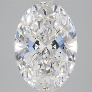 3.32 Carat Oval Cut Lab Diamond