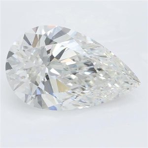 2.82 Carat Pear Cut Lab Diamond