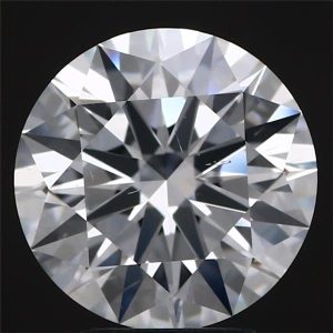 3.37 Carat Round Cut Lab Diamond