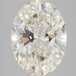 3.64 Carat Oval Cut Lab Diamond