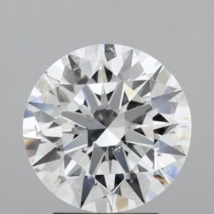 3.07 Carat Round Cut Lab Diamond