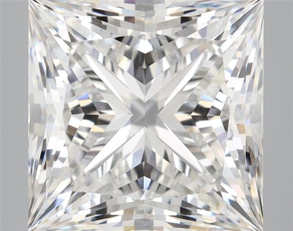 7.24 Carat Princess Cut Lab Diamond