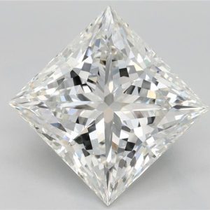 4.15 Carat Princess Cut Lab Diamond