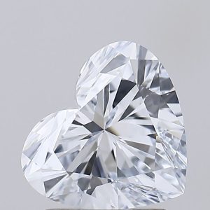 1.63 Carat Heart Cut Lab Diamond