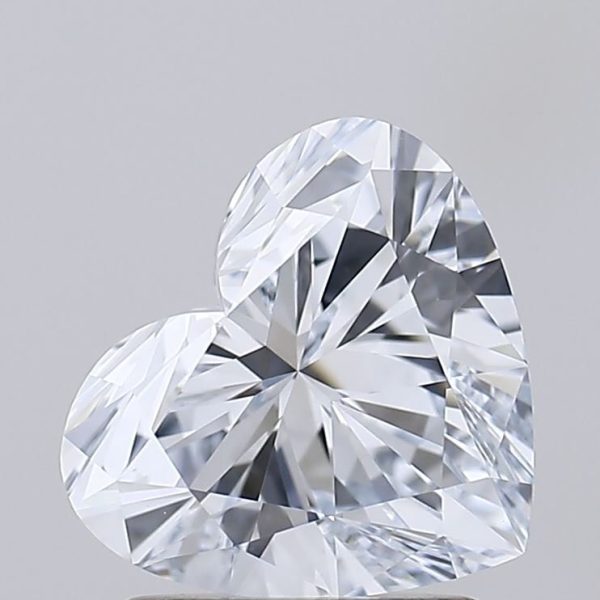 1.63 Carat Heart Cut Lab Diamond