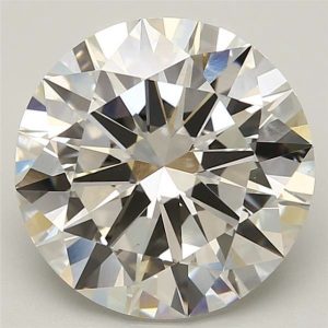 6.29 Carat Round Cut Lab Diamond
