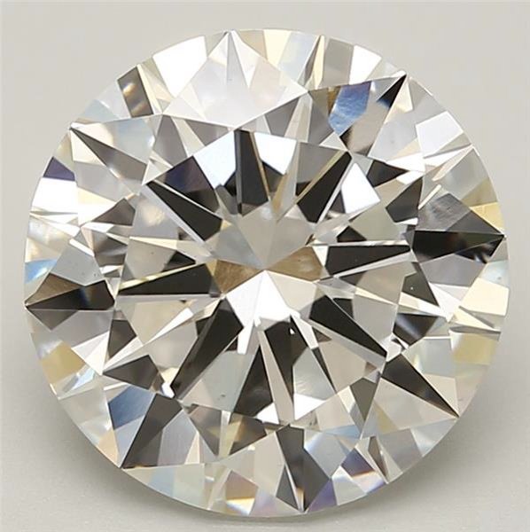 6.29 Carat Round Cut Lab Diamond